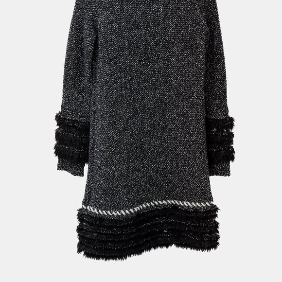 Chanel Fall 2010 Grey Tweed Sweater Dress - Picture 3 of 11